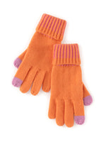 CHRISTIE TOUCH SCREEN GLOVES - ORANGE