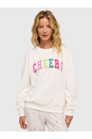 OVERSIZED CHEERS SWEATSHIRT VANILLA ICE