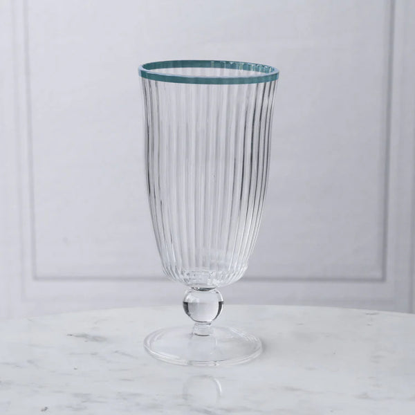 VIDA ACRYLIC TUMBLER SET/4 - CLEAR/BLUE