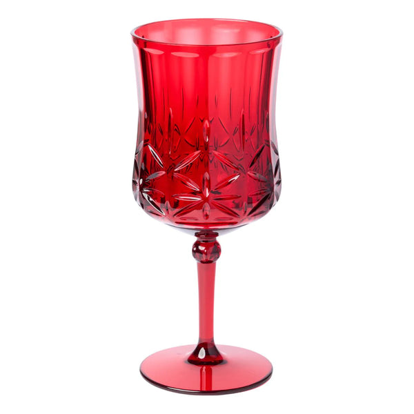 SHATTERPROOF WINE GLASS - RED