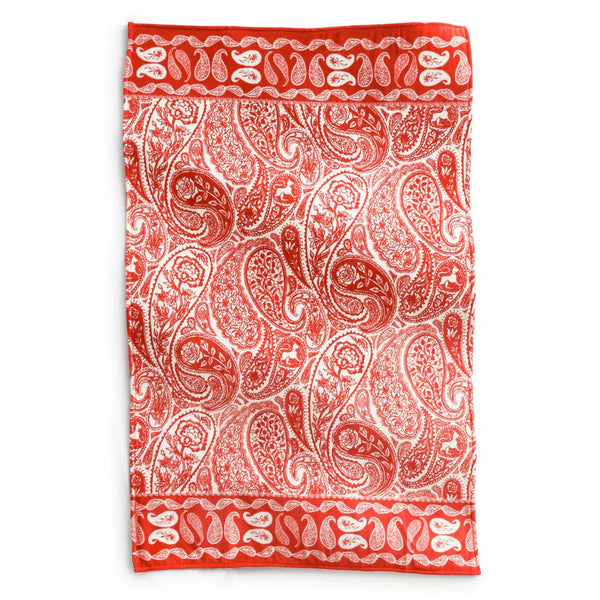 PLUSH THROW BLANKET - PAISLEY KEY