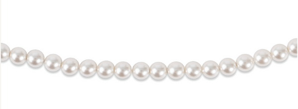 15" CHOKER CLASSIC PEARL 5MM BEAD