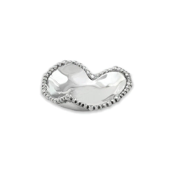 GIFTABLES ORGANIC PEARL HEART BOWL
