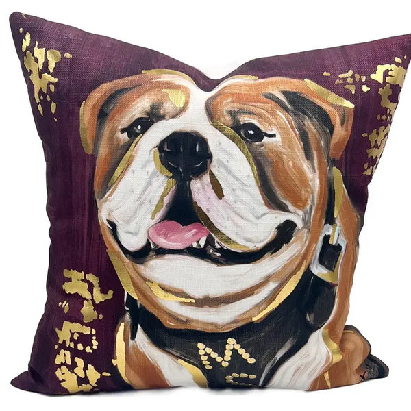 MSU BULLY PILLOW - GOLD FOIL