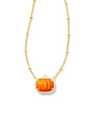 PUMPKIN SHORT PENDANT NECKLACE