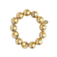 GOLD BEAD STRETCH BRACELET