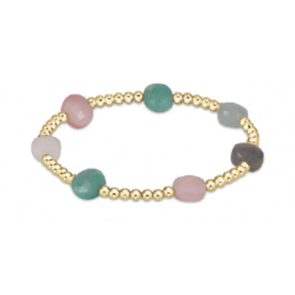 ADMIRE GOLD 3MM BEAD BRACELET - HOT MESS SS25