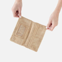 LUMEN CONTINENTAL WALLET - GOLD LEAF