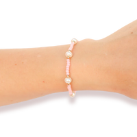 PINK LUSTER PEARL BRACELET