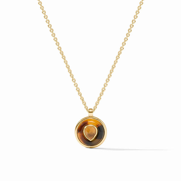 CARNABY DELICATE NECKLACE - TORTOISE SHELL