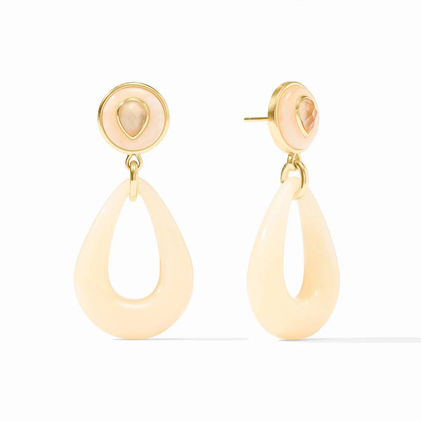 CARNABY STATEMETN EARRING - IVORY