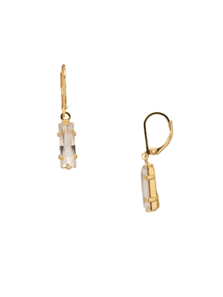 BINDI DANGLE EARRINGS - GOLD/CRYSTAL