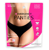 EMERGENCY PANTIES - BLACK BIKINI