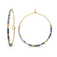 ISAIAH 43:18-19 MORSE CODE HOOP EARRINGS