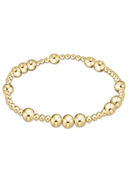 HOPE UNWRITTEN 6MM BEAD BRACELET - GOLD