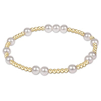 EXTENDS  HOPE UNWRITTEN 6MM BEAD BRACELET - PEARL