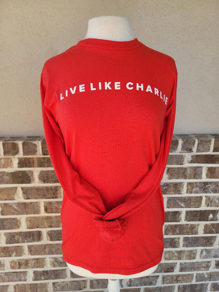 LIVE LIKE CHARLIE L/S TSHIRT