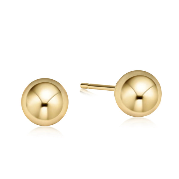 CLASSIC 10MM BALL STUD - GOLD