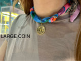 Pendant Scarf Necklace