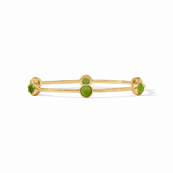 MILANO LUXE BANGLE  - IRIDESCENT PALMETTO GREEN