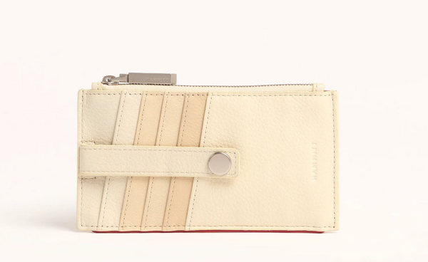 210 WEST CARD WALLET - COASTAL  CREAM