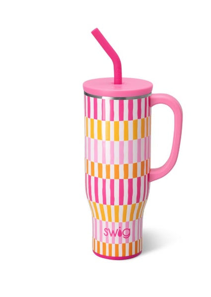 MEGA MUG 30 OZ - SHERBERT STRIPE
