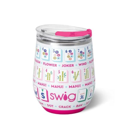 STEMLESS WINE CUP 12oz - MAHJONG