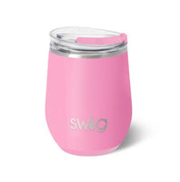 STEMLESS WINE CUP 12oz - SHIMMER BUBBLEGUM