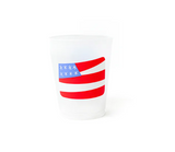 FLAG FROSTED CUPS SET/10