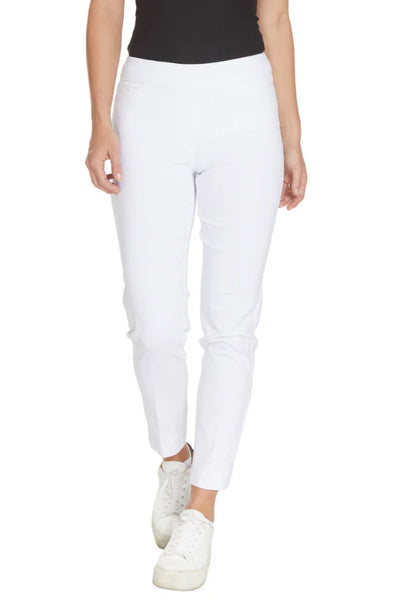 SLIM STATION EASY FIT PANT - WHITE