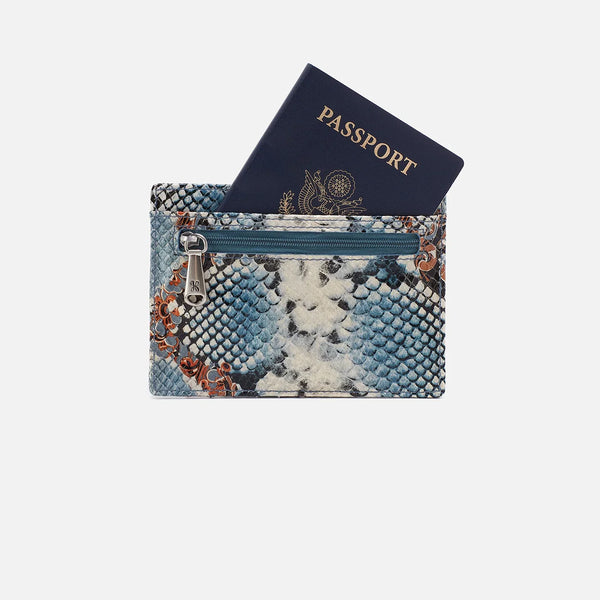 EURO SLIDE CARD CASE - BLUE TEMPEST