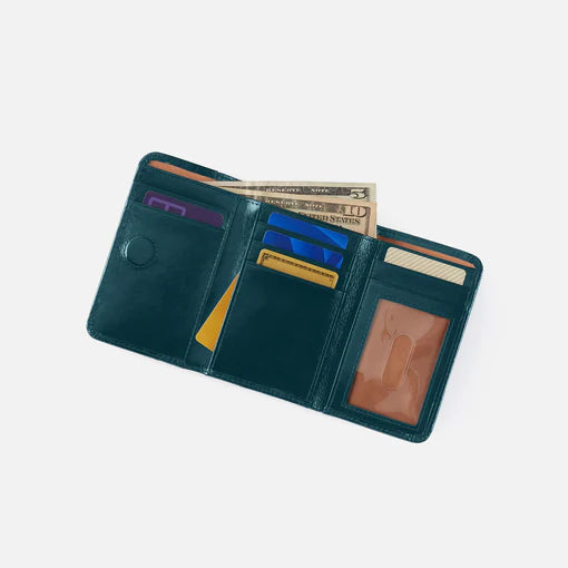 JILL TRIFOLD WALLET - WILD BLUEGRASS