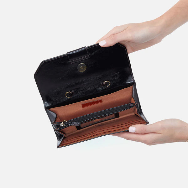 ROMY WALLET CROSSBODY - BLACK