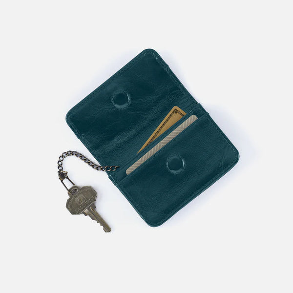 JILL FLAP CARD CASE - WILD BLUEGRASS