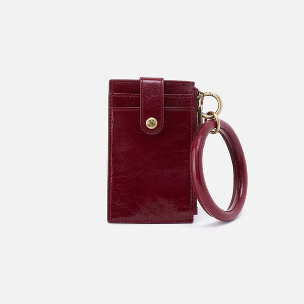 RING CREDIT CARD WALLET - SADDLEBERRY