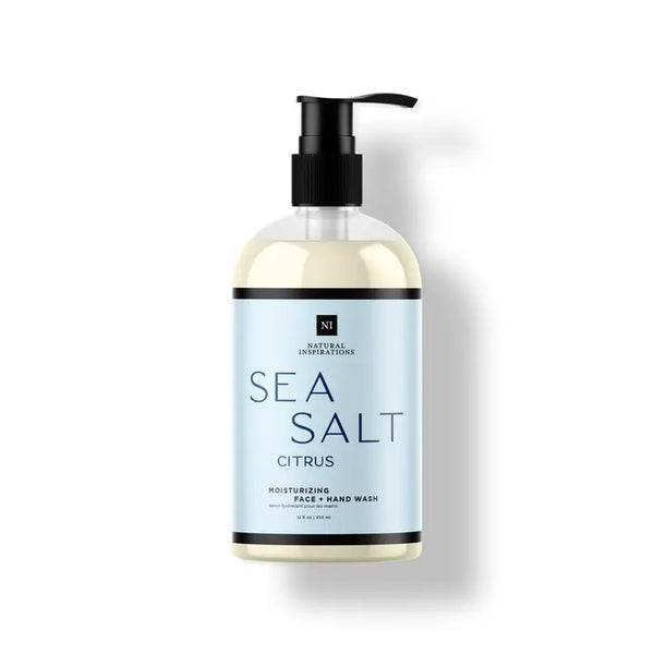 SEA SALT CITRUS  HAND + FACE WASH 12oz