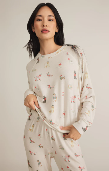 MY BEST FRIEND RBRUSHED KNIT PJ SET