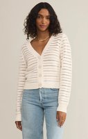 ROMANCE CARDIGAN - SEA SALT