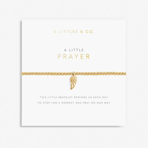 A LITTLE PRAYER GOLD BRACELET