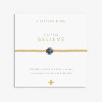 A LITTLE BELIEVE GOLD  BRACELET