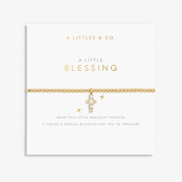 A LITTLE BLESSING GOLD BRACELET