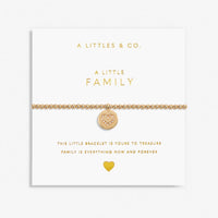 A LITTLE FAMILY GOLD  BRACELET