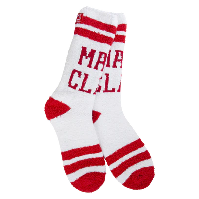 MAMA CLAUS COZY CREW SOCKS