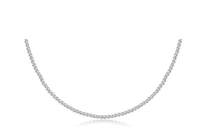 17" CHOKER CLASSIC STERLING 2MM BEAD