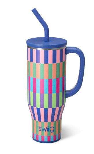 MEGA MUG 30 OZ - BRITE STRIPE