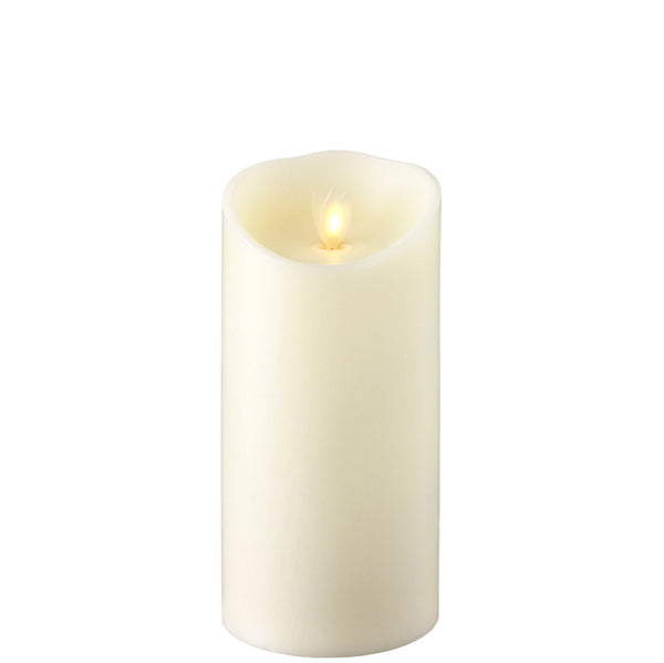 Moving Flame Ivory Pillar Candle - Thumbnail 4