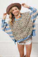 LEOPARD & STRIPES OH MY! TOP