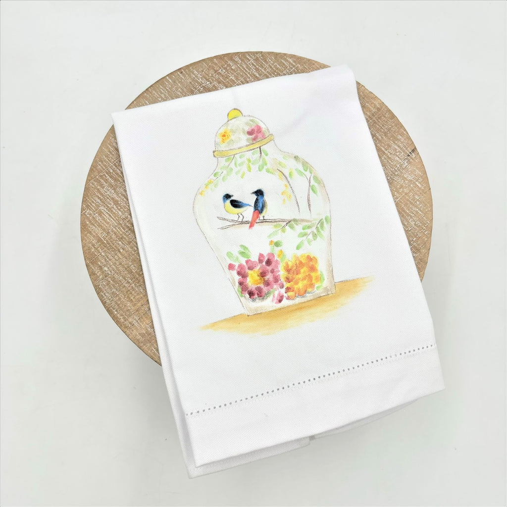 Southern Accents Ginger Jar Tea Towel