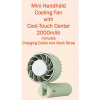 MINI HANDHELF COOLING FAN WITH COOL TOUCH - BEIGE