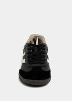 SASHA RETRO SNEAKER - BLACK SUEDE